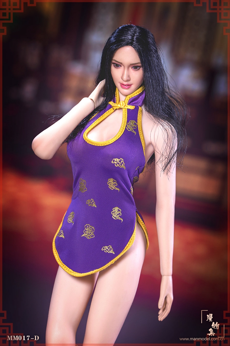 Manmodel MM017-A, B, C, E 1/6 Ultra short cheongsam suit