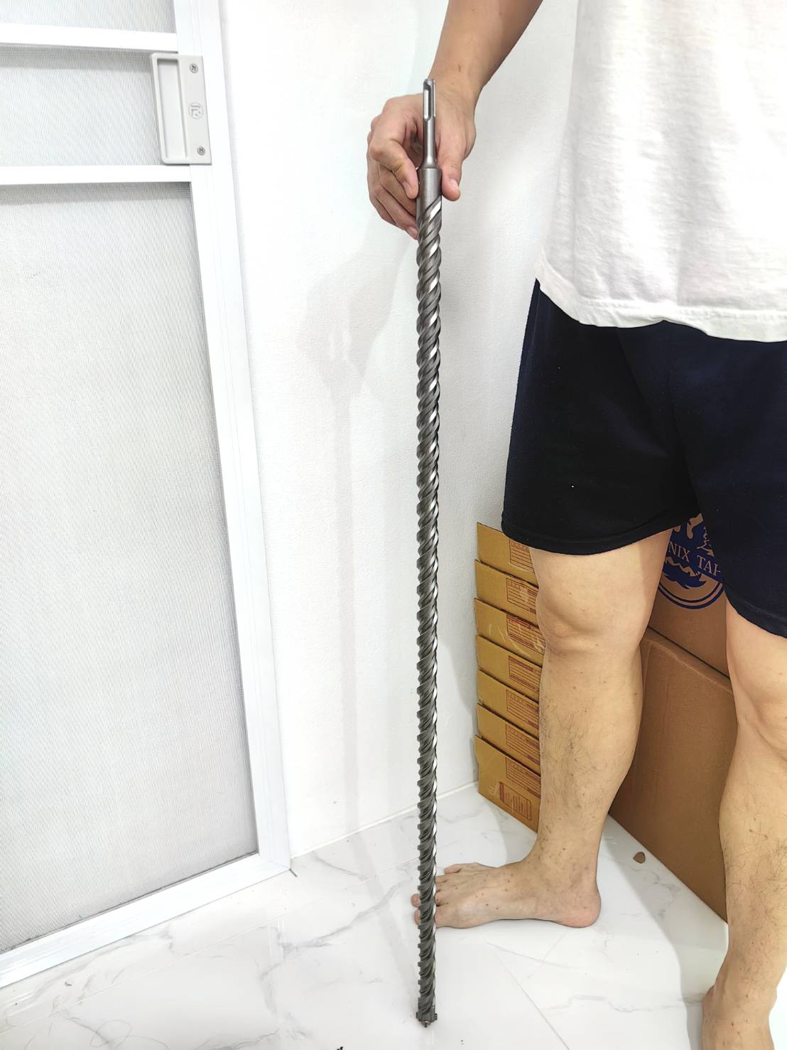 D41 ดอกสว่านโรตารี่ SDS PLUS ยาวพิเศษ 1 เมตร *** เลือกขนาดก่อนซื้อ