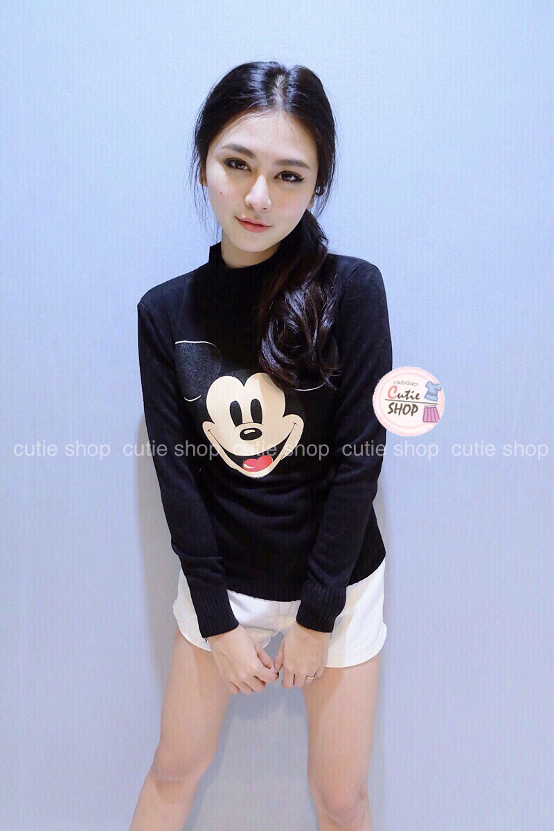 พร้อมส่ง เสื้อยืดไหมพรมสกรีนลาย การ์ตูนสุดฮิต ฟรีไซส์ :รอบอก อก32" ยืดได้ถึง38"