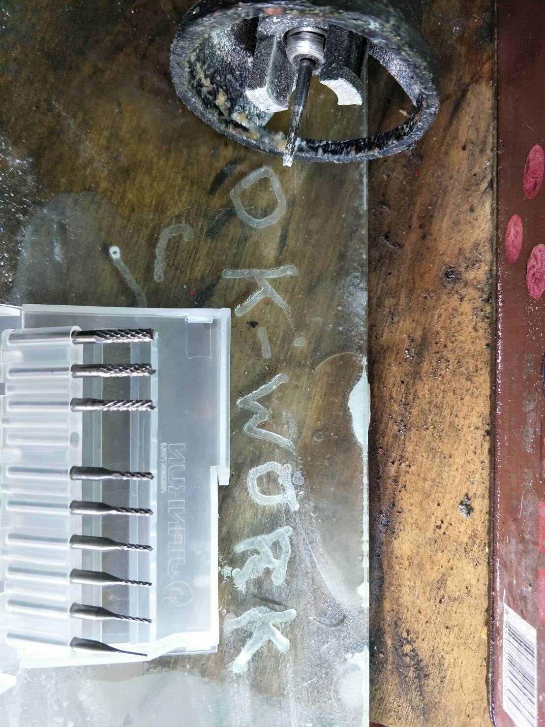 DS03 ชุดดอกคาร์ไบ เซาะร่อง เจาะ มิลลิ่ง แกน 3 มิล งาน เหล้ก ไม้ กระจก กระเบื้อง หิน