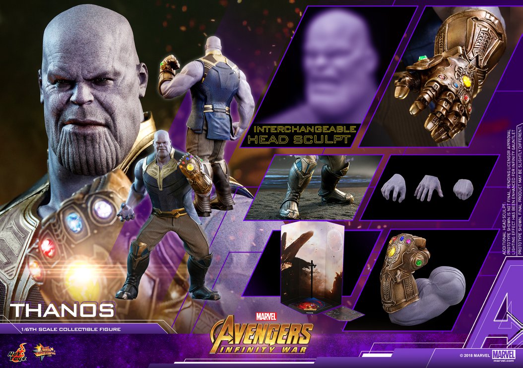 Hot Toys MMS479 AVENGERS: INFINITY WAR - THANOS (16F)