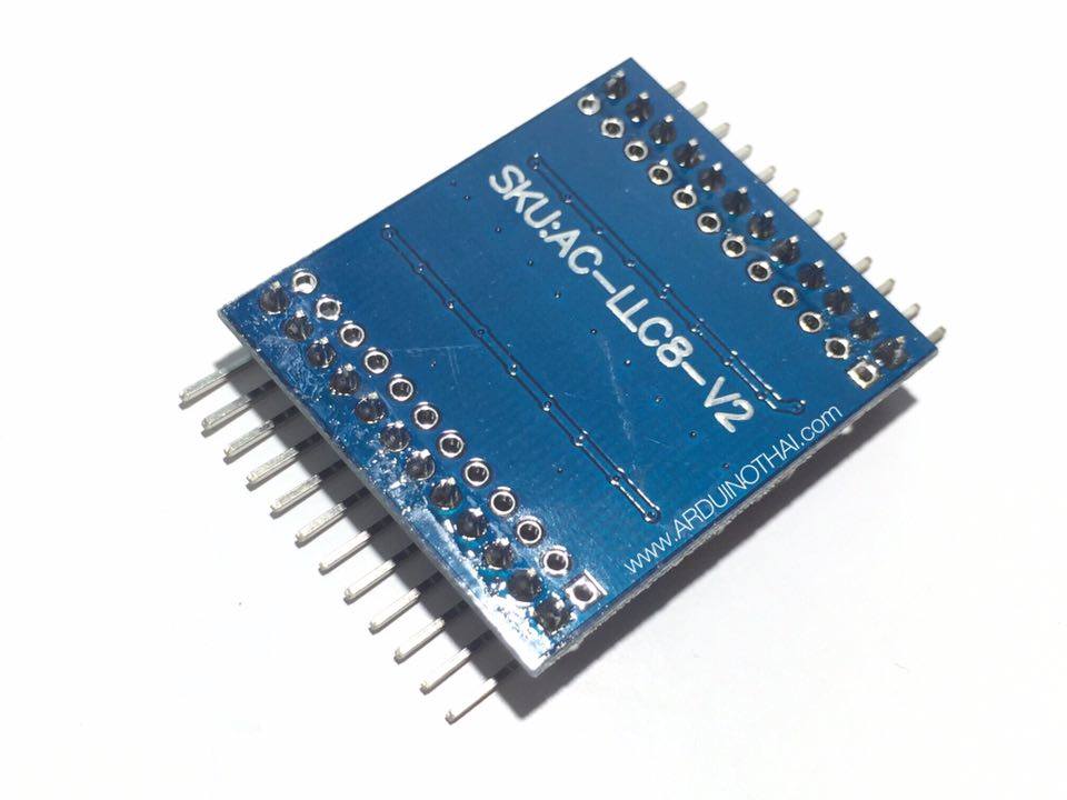 8-Ch 5V/3.3V IIC UART SPI TTL Logic Level Converter Bi-Directional Module