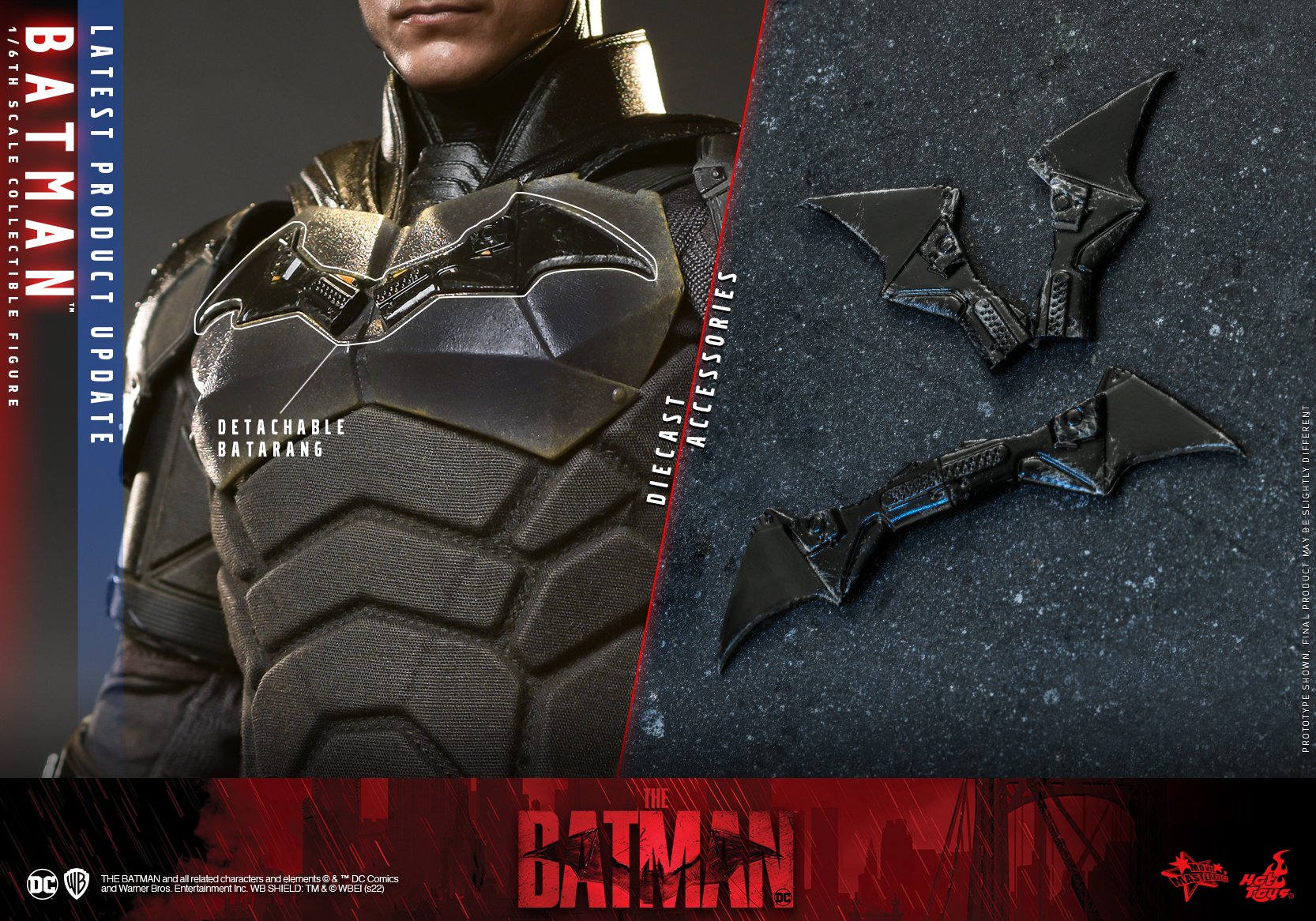 Hot Toys MMS639 1/6 The Batman - Batman (Deluxe Version)