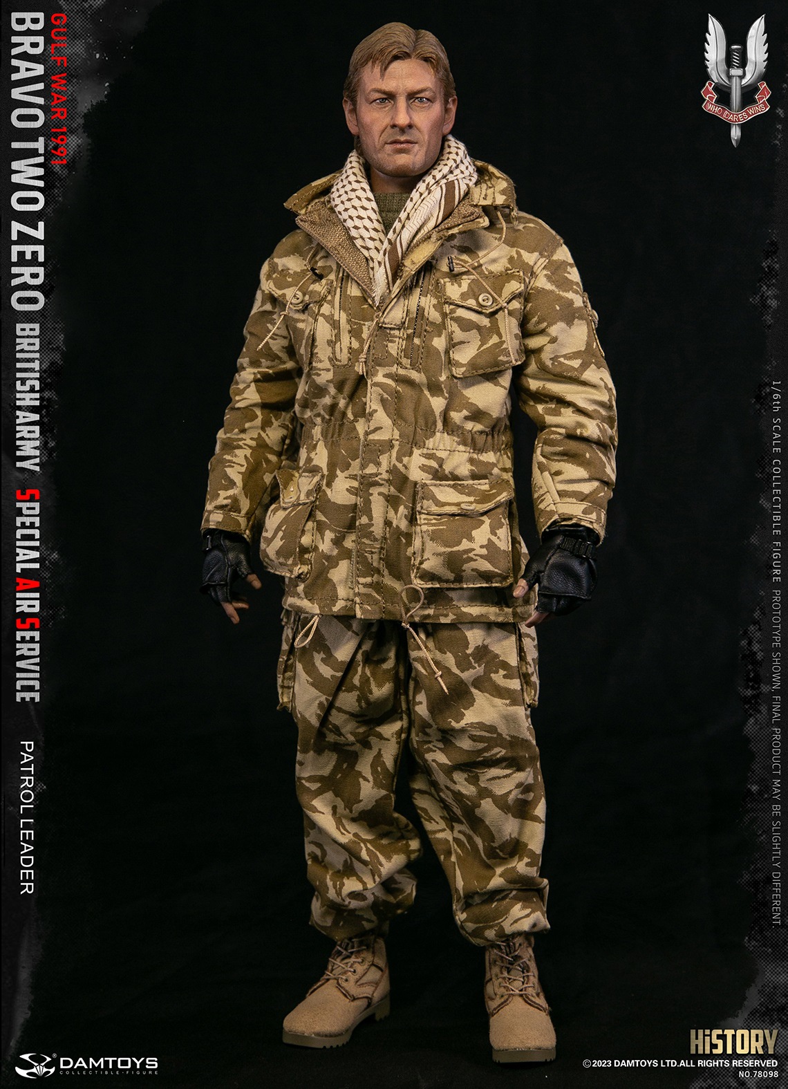 DAMTOYS 78098 1/6 "Bravo Two Zero" British Army Special Air Service (SAS) Patrol Leader