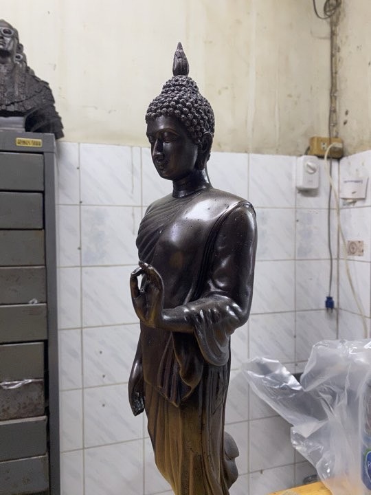 พระบูชา25พุทธศตวรรษ พระพุทธรูป25พุทธศตวรรษ ทองเหลือง องค์ยืน