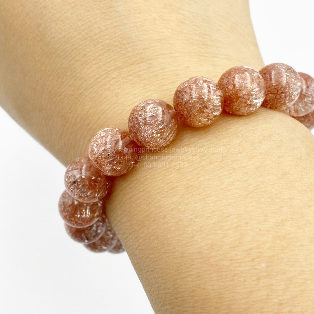 Tangerine Quartz แทนเจอรีนควอตซ์ 10 mm หินสำหรับการแสวงหาความสามารถใหม่ ๆ ที่จะเปลี่ยนแปลงบางส่วนของชีวิตของเรา