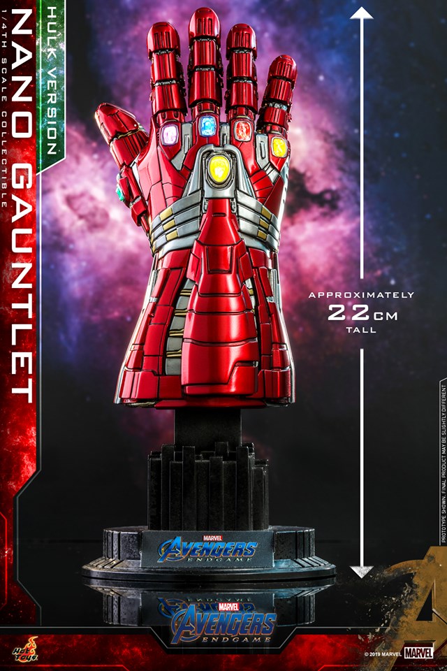 Hot Toys ACS009 1/4 Avengers: Endgame - Nano Gauntlet (Hulk Version)