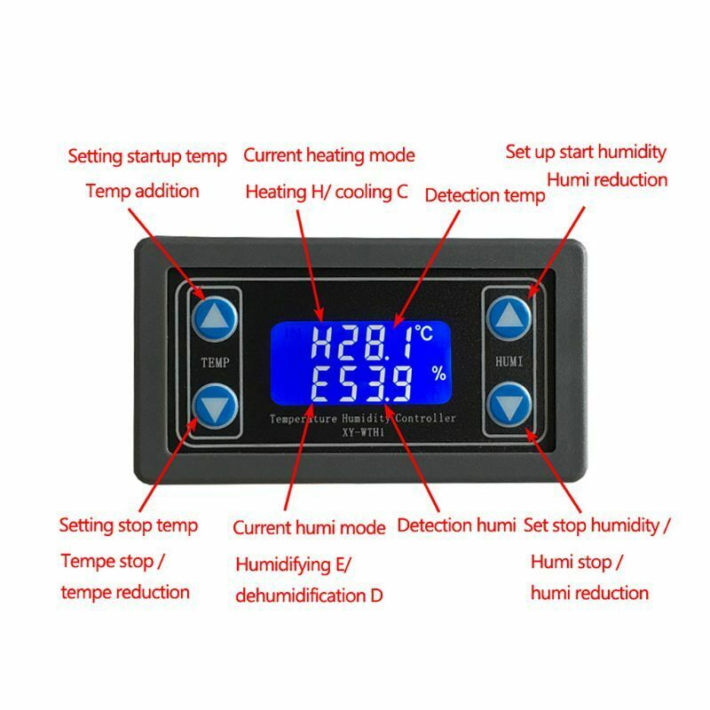 Temperature Humidity Controller XY-WTH1 โมดูลควบคุมอุณหภูมิและความชื้น สต็อกไทยส่งไว