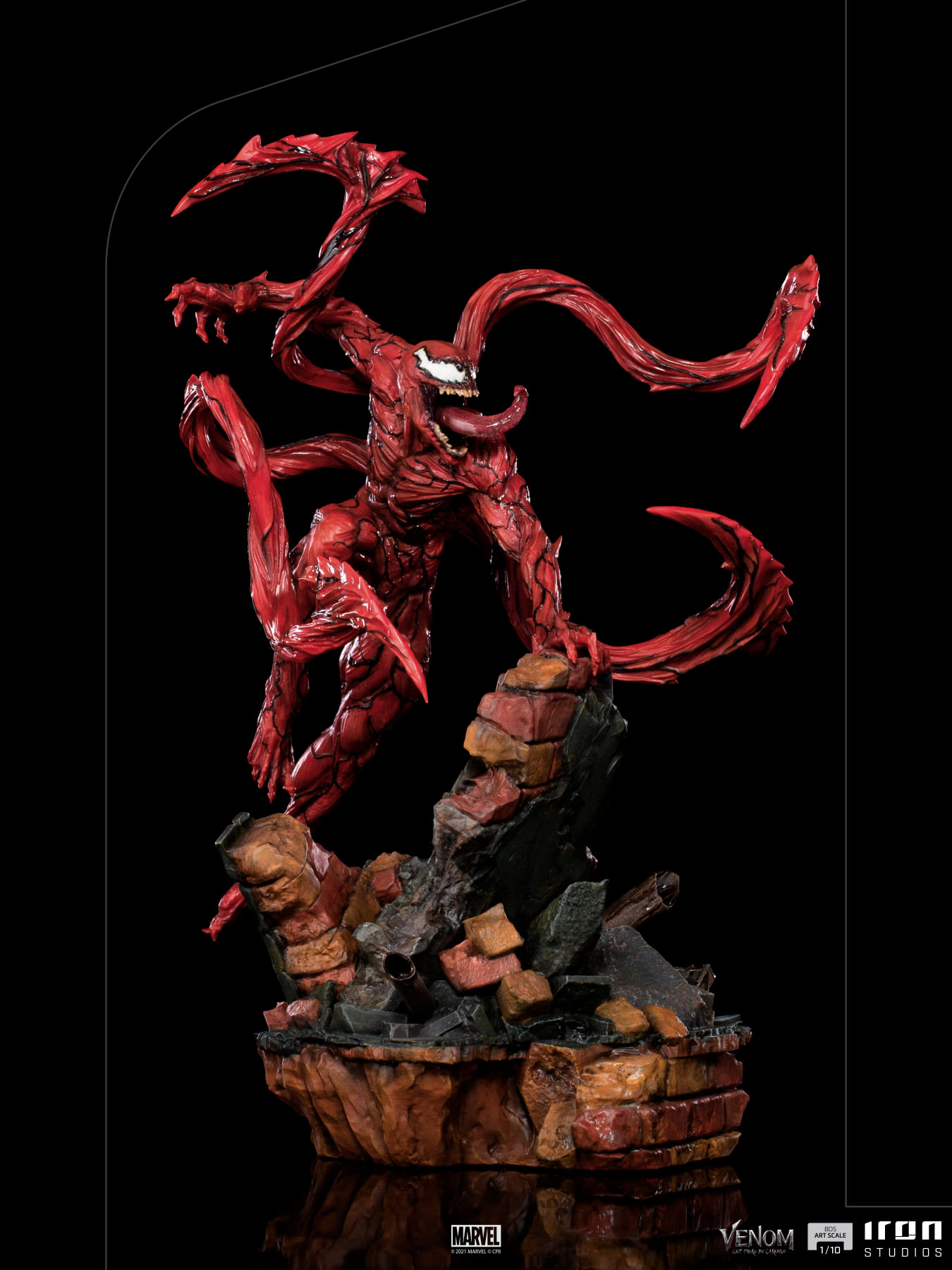 Iron Studios BDS Art Scale 1/10 Venom: Let There Be Carnage - Carnage