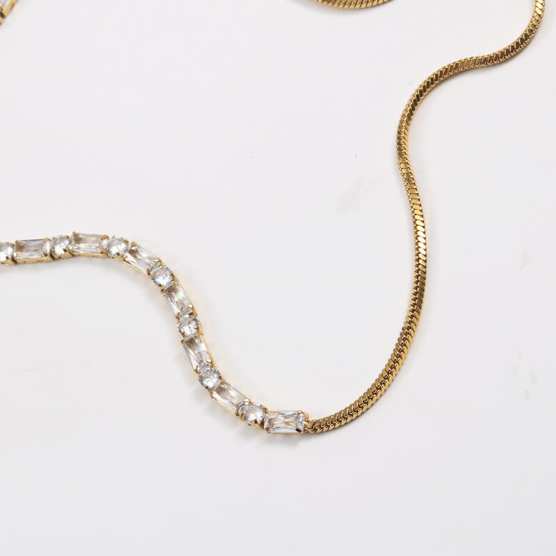 “เช็คสินค้าทัก line ก่อนโอนนะคะ”สร้อยคอสำหรับผิวแพ้ง่าย Diamond chain_NT378