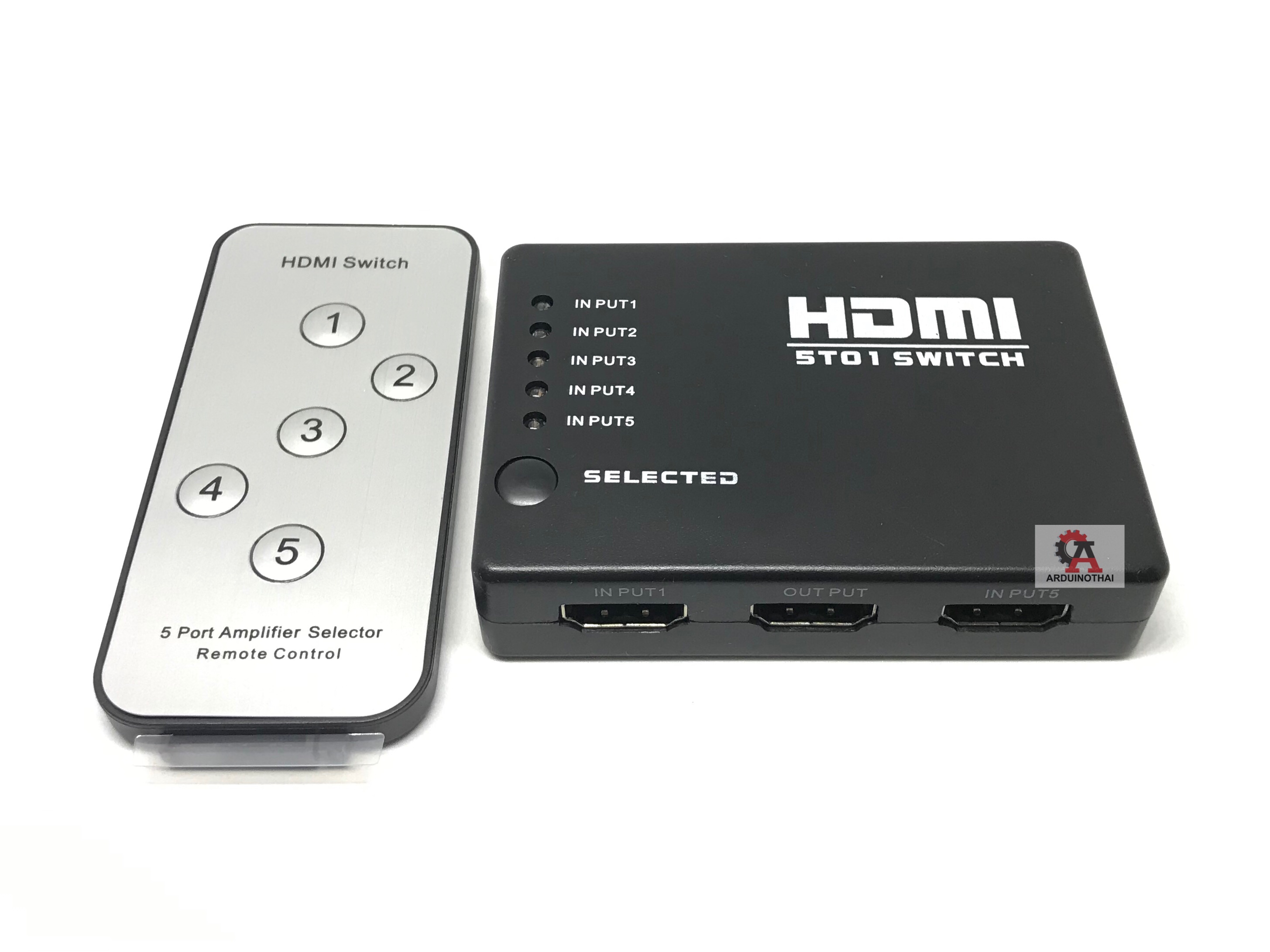 HDMI Switcher 4 IN/1 OUT กล่องสลับสัญญาณ HDMI เข้า 4 ออก 1 สต็อกไทยส่งไว