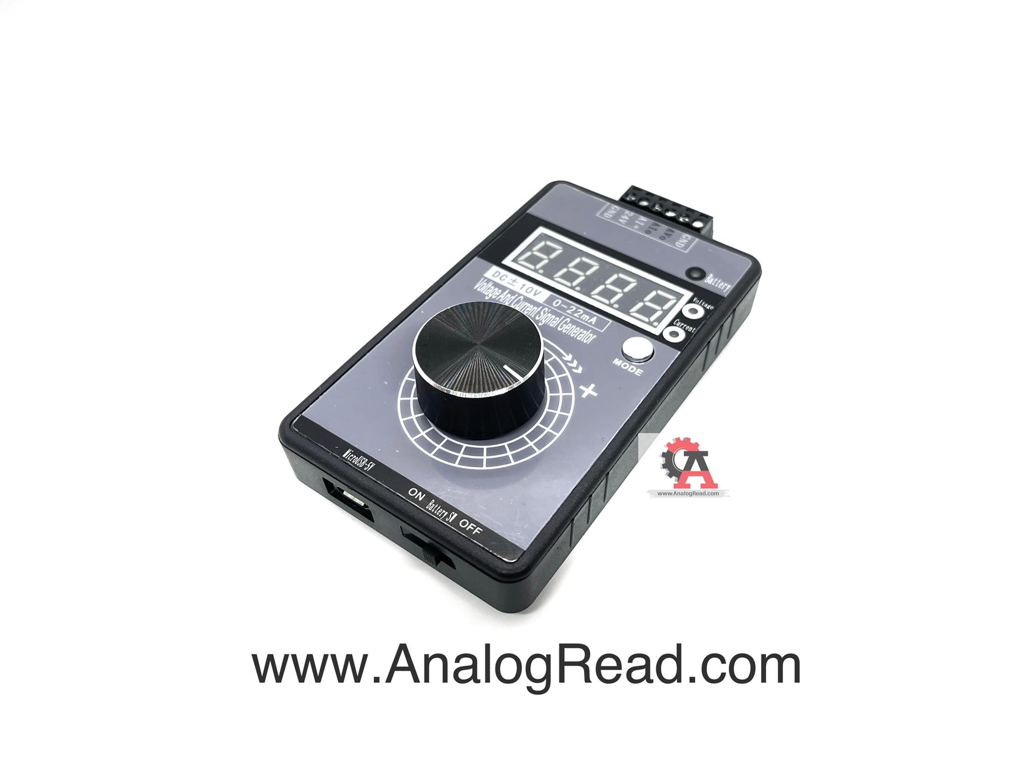 ตัวสร้างสัญญาณ 0-4-22mA และ 0-5-10v Signal Generator Adjustable Current Voltage