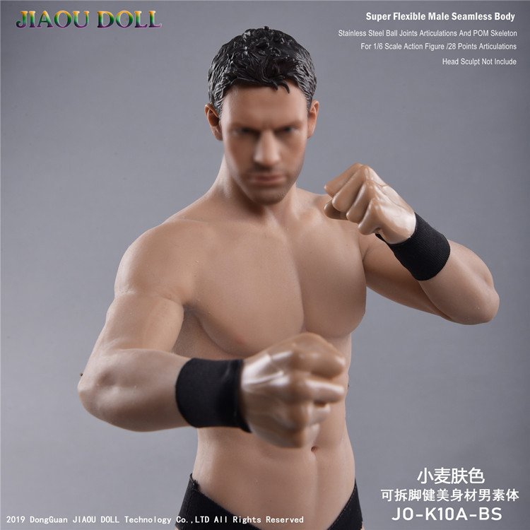 JIAOU DOLL JO-K10A 1/6 Muscular Male Body With Detachable legs