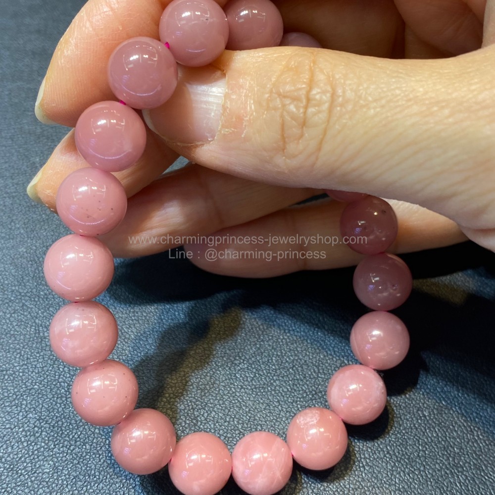 Guava Quartz ควอตซ์สีฝรั่ง 10 มม เปรียบเสมือนเป็นอัญมณีแห่งความรัก