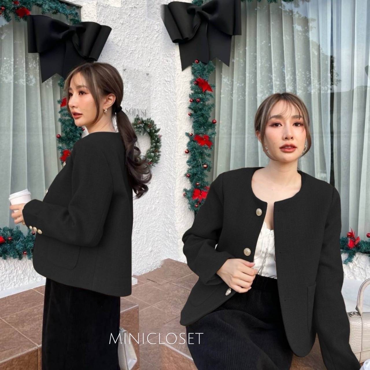 เสื้อทวิตสีพื้นเรียบหรู ลุคสวยแพงต้องรุ่นนี้ค่ะ