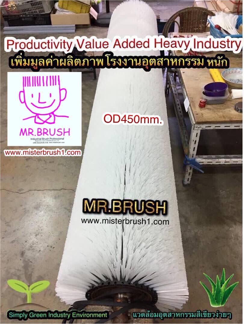 แปรงลูกกลิ้งไนลอนขนาดXL