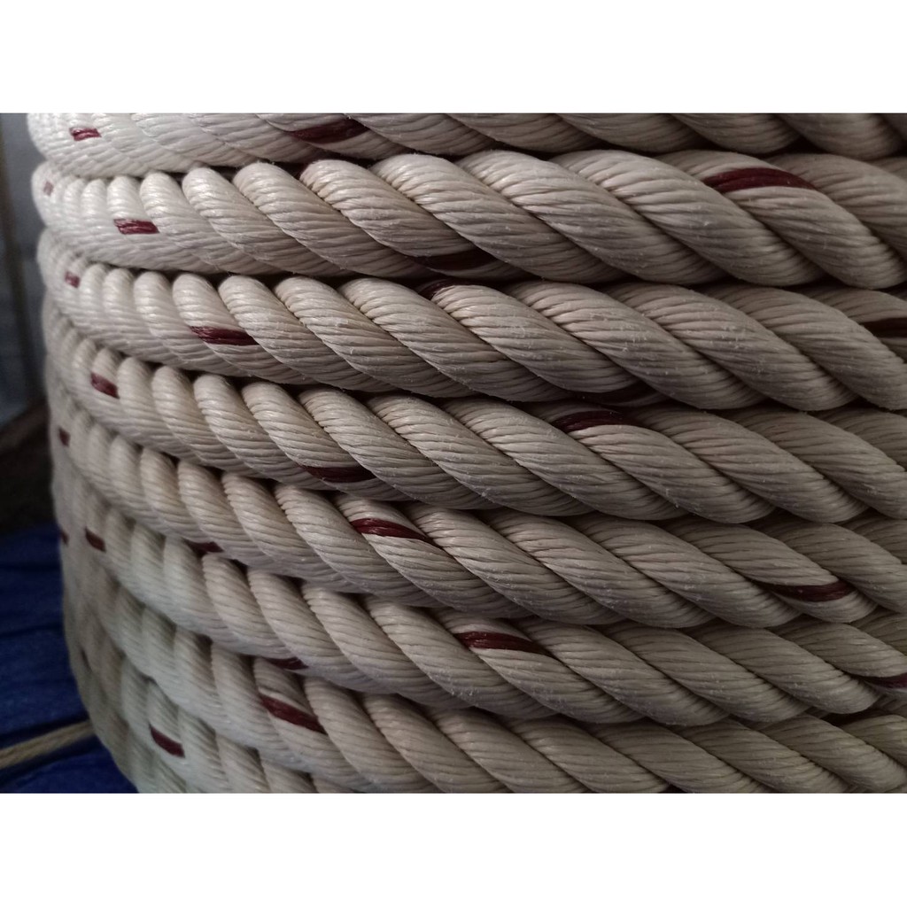 เชือกใยยักษ์ 20mm. ยาว 50m. เชือกลากเรือ เชือกลากต้นไม้ เชือกที่ทนต่อแรงดึง และแรงเสียดสี มีสินค้าพร้อมส่งค่ะ
