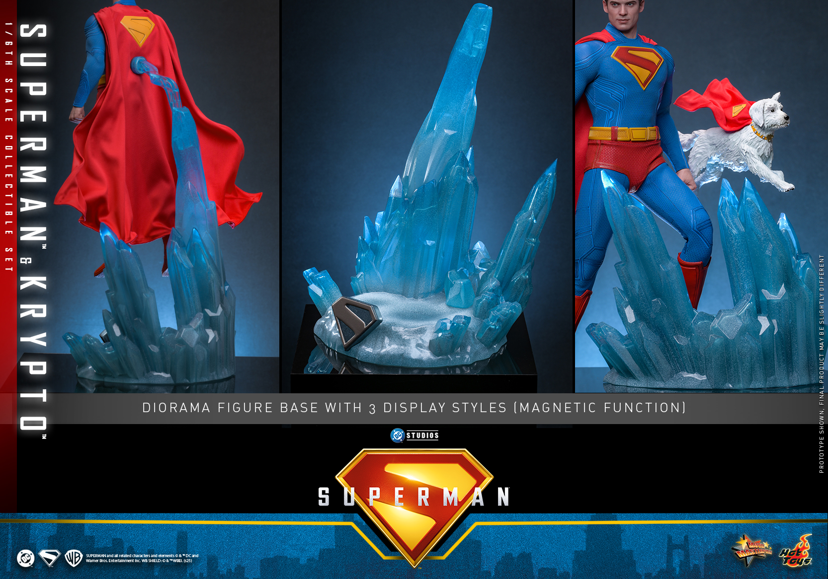 Hot Toys MMS812 Superman - Superman & Krypto
