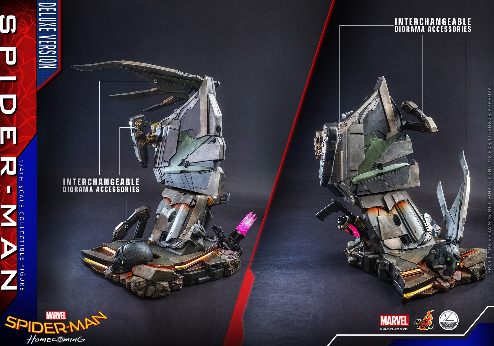 Hot Toys QS015 Spider-Man: Homecoming 1/4 Spider-Man (Deluxe Version)