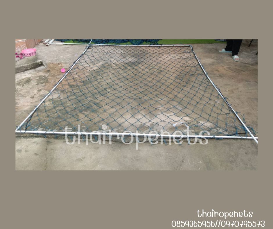 ตาข่ายปิดท้ายตู้คอนเทนเนอร์ Container Net ตาข่ายเส้นใยเหนียวหนา ตาข่ายคลุมสินค้า SafetyNet ตาข่ายกันของตกหล่นพร้อมจัดส่ง