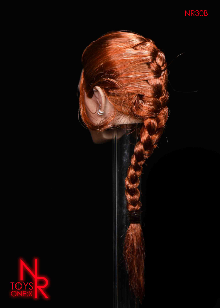 NRTOYS NR30B 1/6 Widow 7.0 Sideburn Hair Female Headsculpt