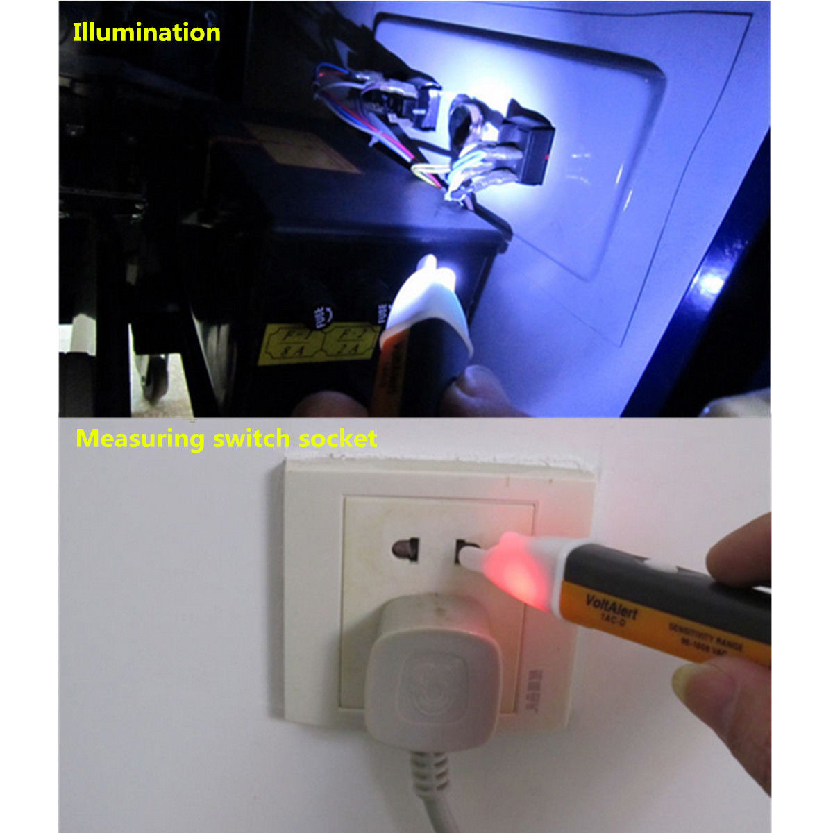OT04 ปากกาเช็คไฟ แบบไม่ต้องสัมผัสโลหะ 90-1000V AC