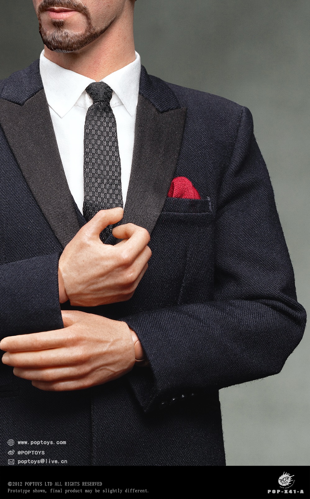 POPTOYS POP-X41-A Dr. Western-Style Suit Dark Blue
