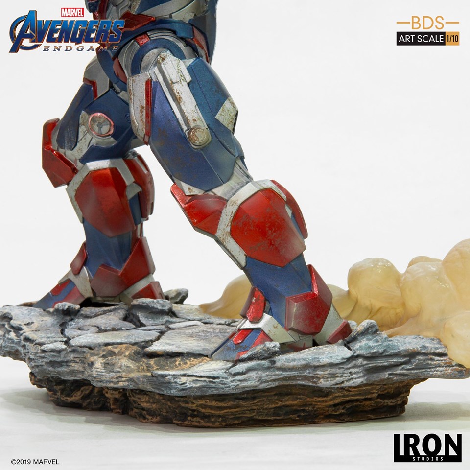 Iron Studios BDS Art Scale 1/10 Avengers: Endgame - Iron Patriot & Rocket