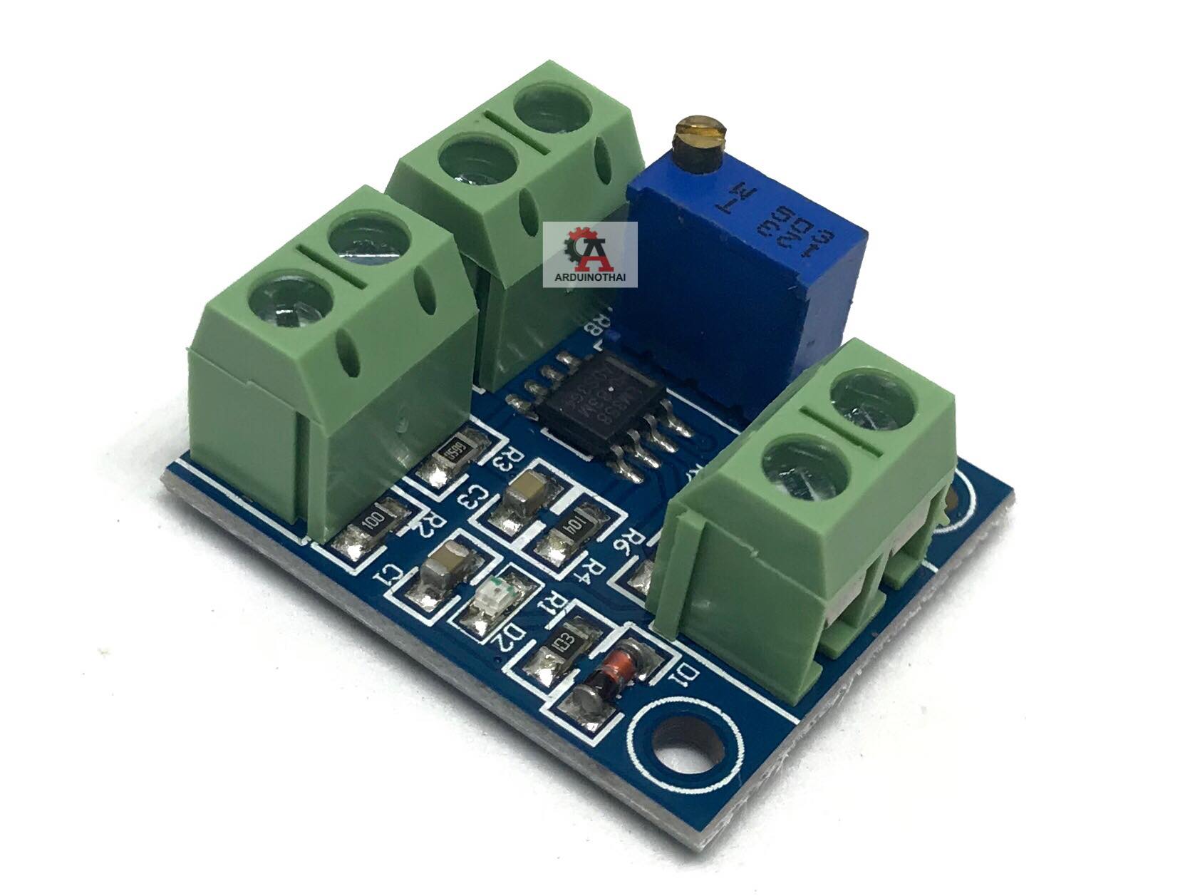 โมดูลแปลง 0-20mA เป็น 0-5V Current to Voltage 4-20mA to 0-5VDC สต็อกไทยส่งไว