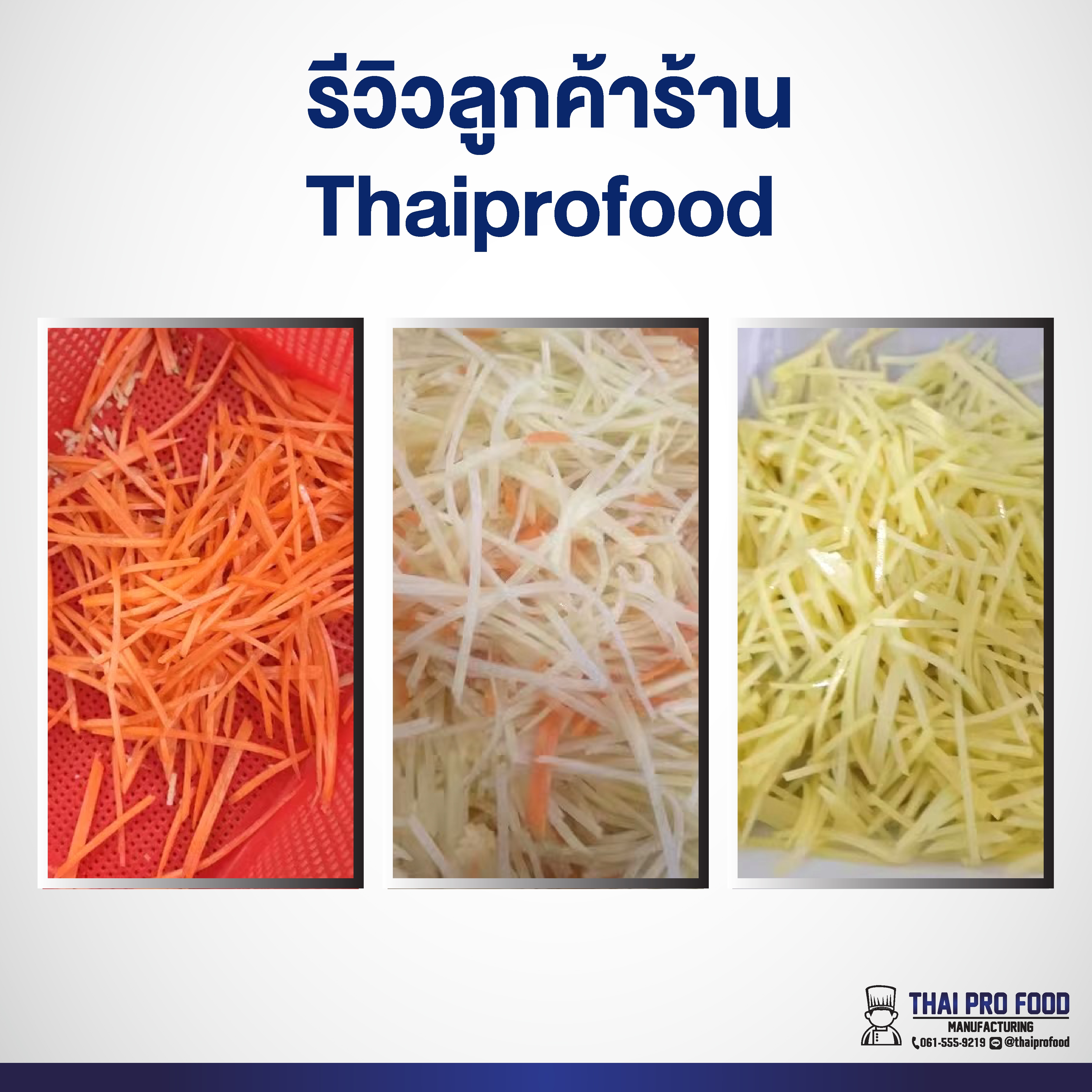 เครื่องซอยแครอท มะละกอ รุ่นฐานกว้าง (ระบบไฟฟ้า) ขนาดเส้นที่ได้หนา 2.5 มิลลิเมตร ใช้สำหรับซอยเป็นเส้นและหั่นเป็นแว่นได้