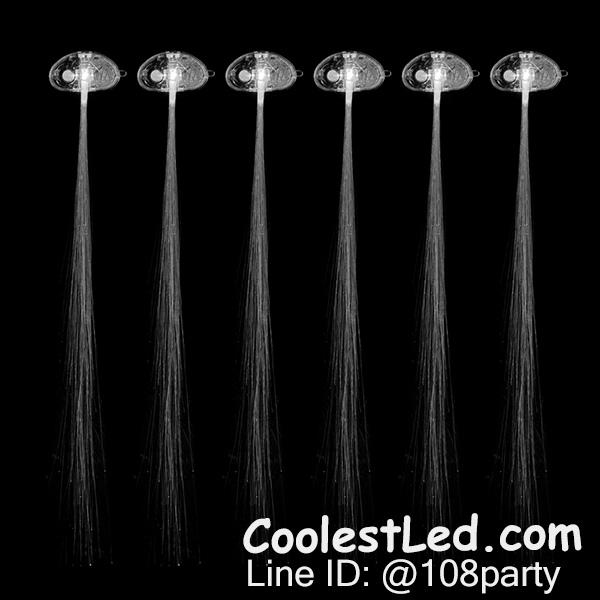 ผมเรืองแสง ผมมีไฟ ผม LED มีไฟกระพริบ