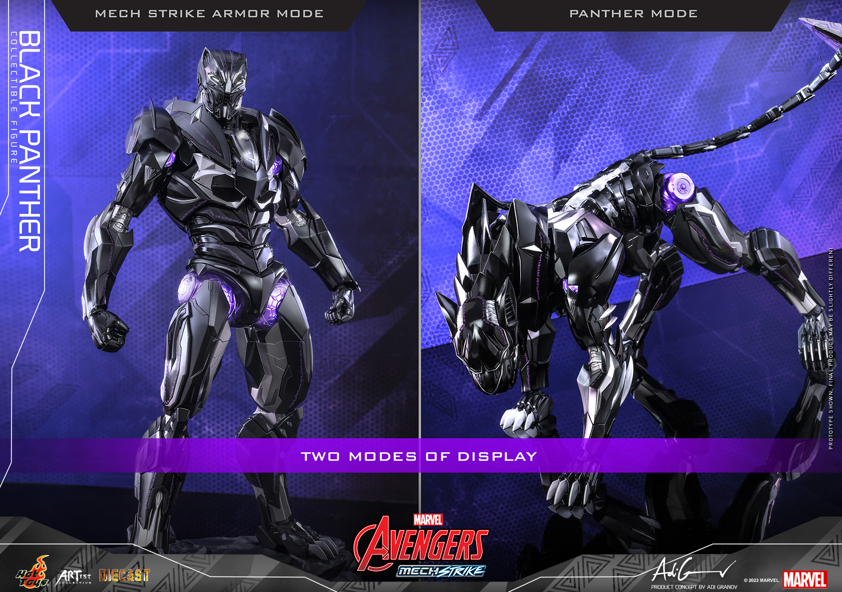 Hot Toys AC05D55 1/6 Marvel’s Avengers Mech Strike - Black Panther
