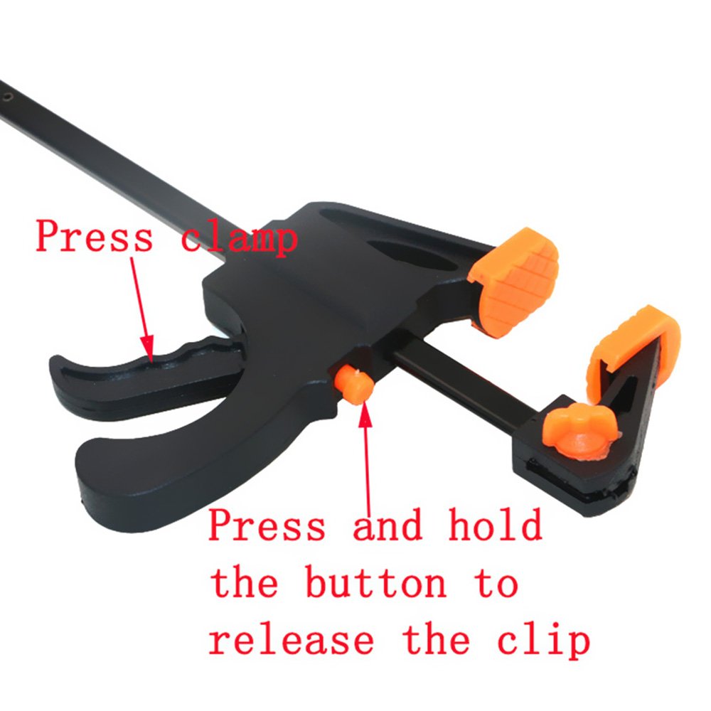 CP05 แคล์มปปลดเร็ว 4 นิ้ว สำหรับบีบไม้ พลาสติก DIY ต่างๆ