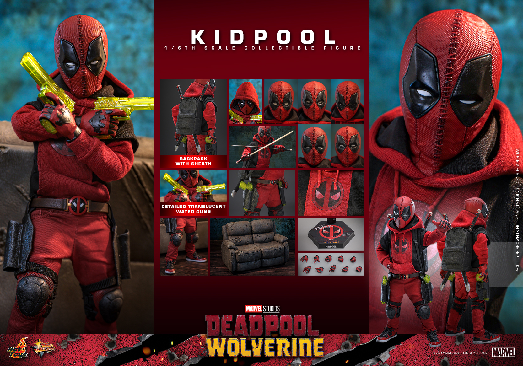 Hot Toys MMS763 Deadpool & Wolverine - Kidpool