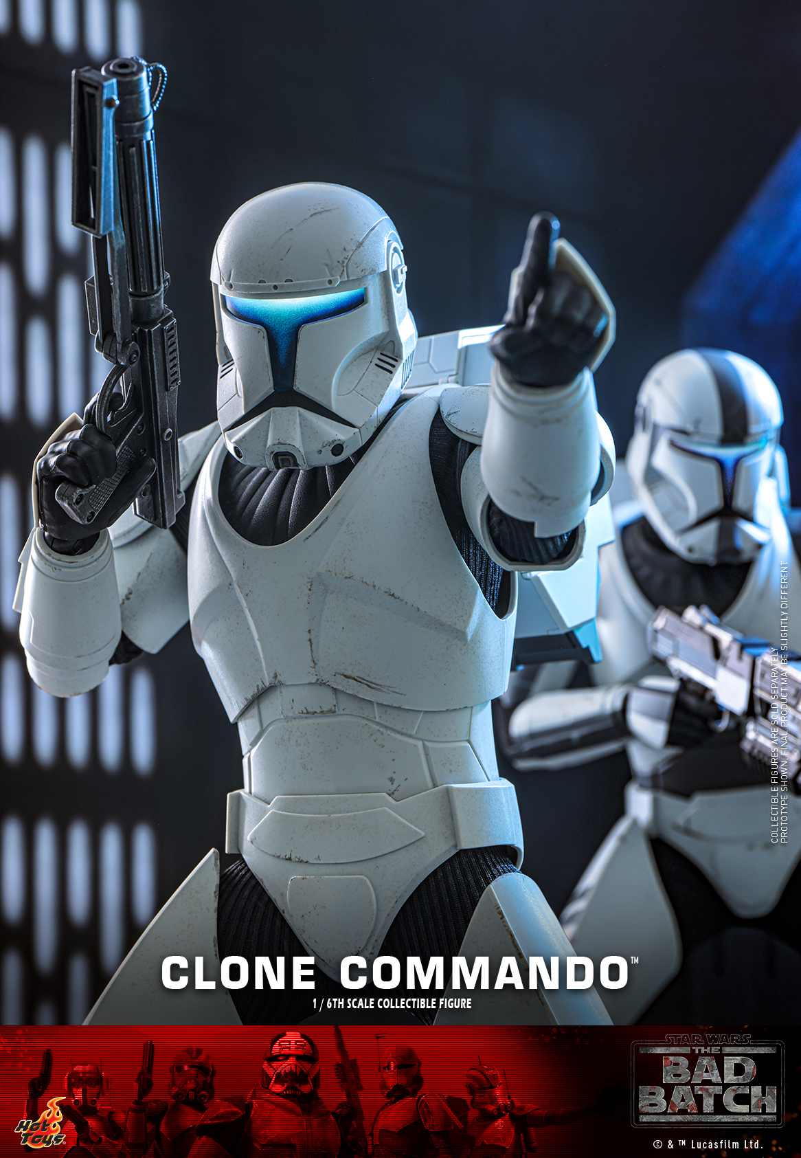 Hot Toys TMS131 Star Wars: The Bad Batch - Clone Commando