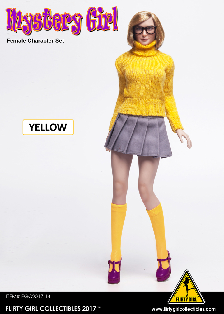 FLIRTY GIRL COLLECTIBLES FGC2017-13-15 "MYSTERY GIRL" Female Character