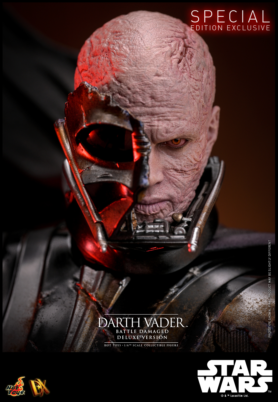 Hot Toys DX45B Star Wars - Darth Vader (Battle Damaged) (Deluxe Version) (Special Edition)