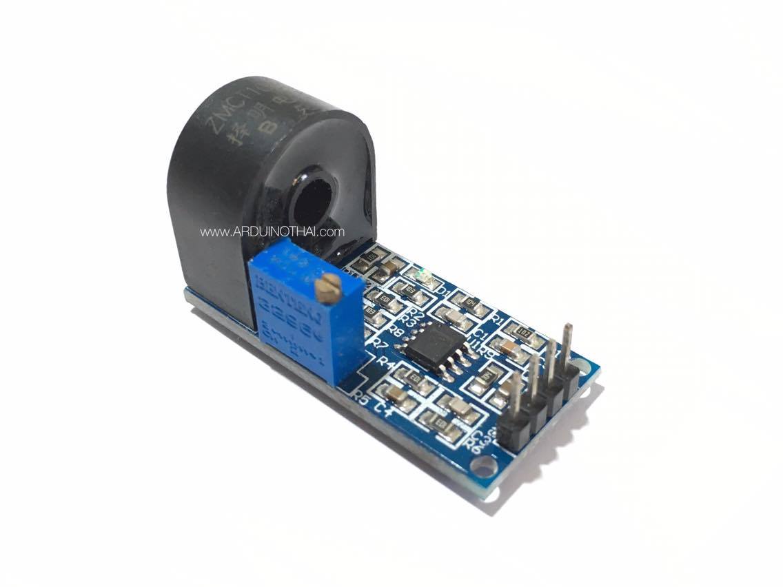 เซนเซอร์วัดกระแสไฟฟ้า 0-5A Single Phase AC Current Sensor Module ZMCT103C สต็อกไทยส่งไว
