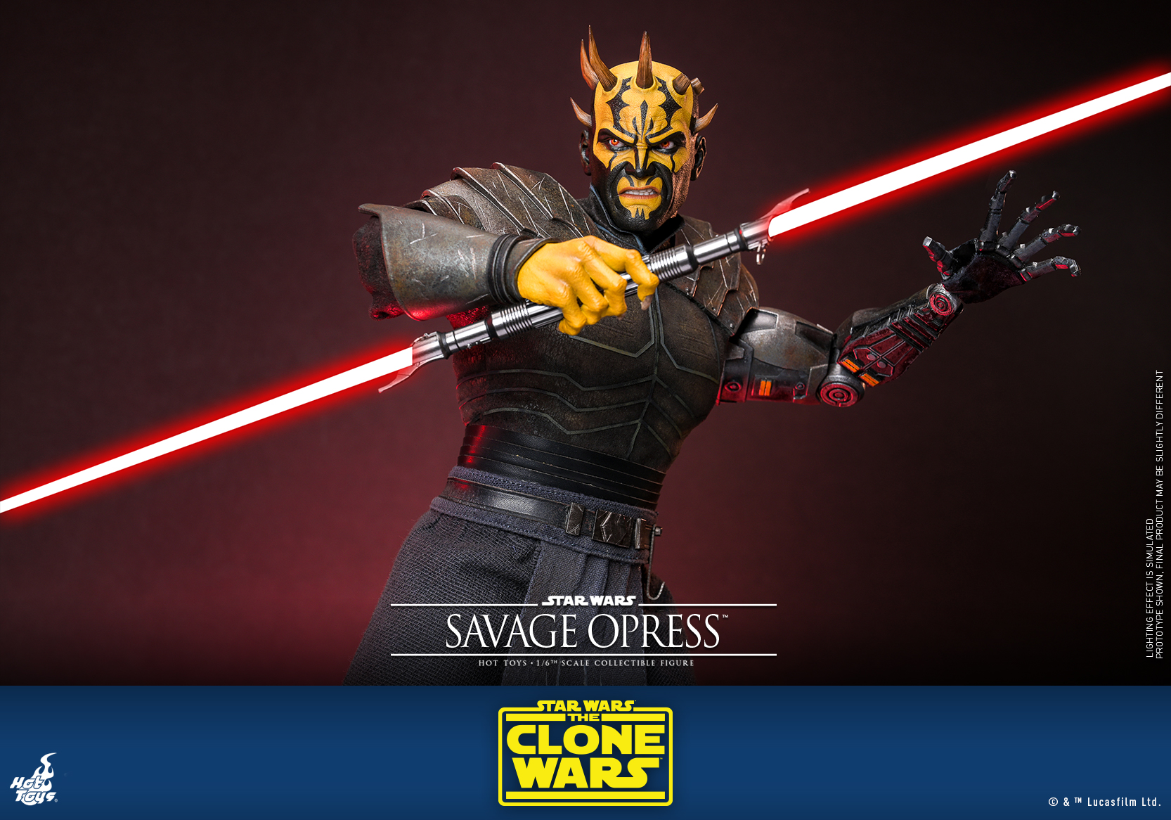Hot Toys TMS136 Star Wars: The Clone Wars - Savage Opress