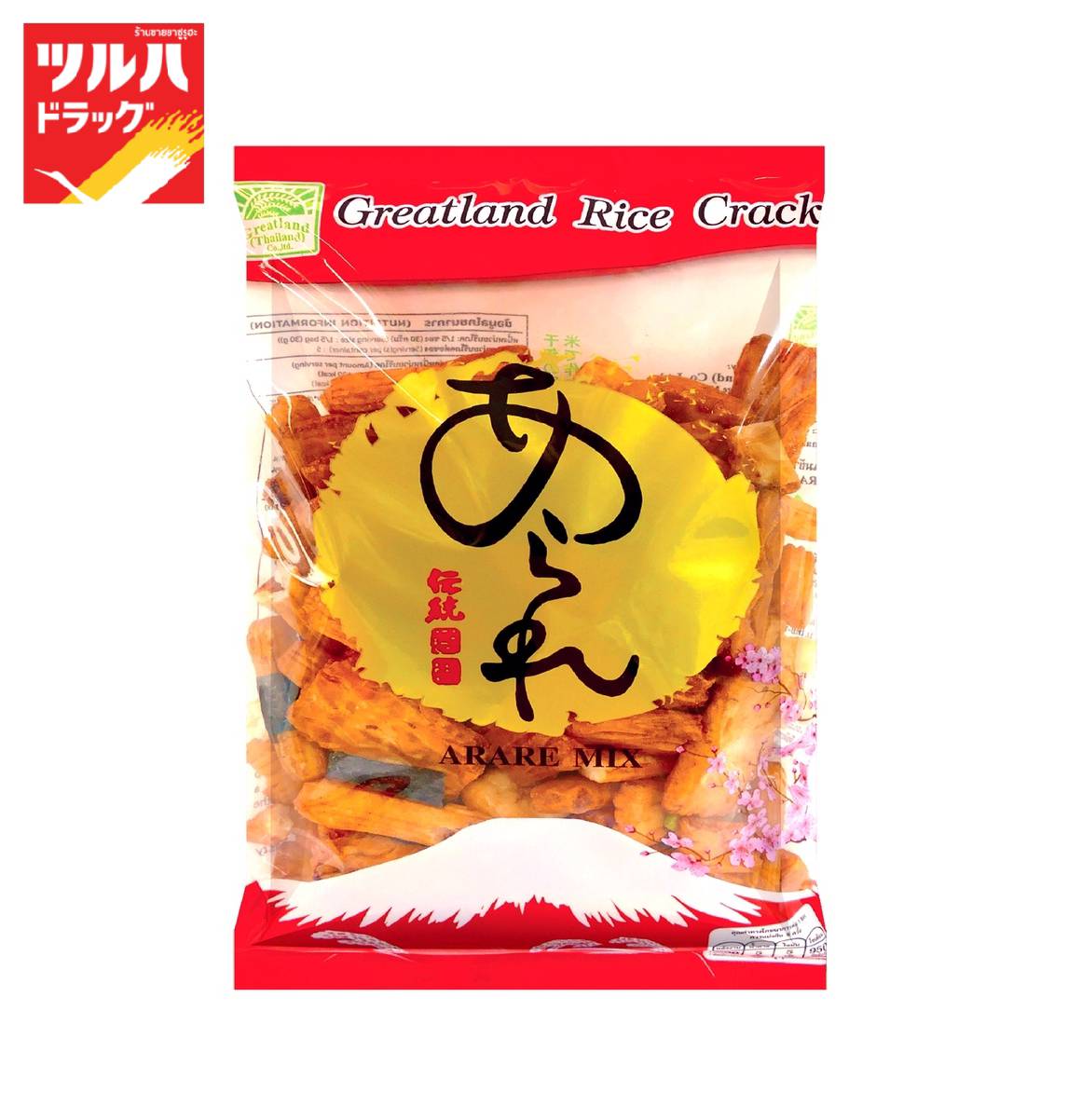 Greatland Arare mix 150 g. / เกรทแลนด์ อาราเร่ มิกซ์ ขนมญี่ปุ่นอบกรอบ 150 g.