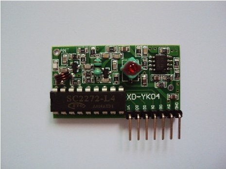 Wireless Remote Control 4 CH (2262/2272) โมดูลรีโมทไร้สาย 4 ช่องแบบกดติดปล่อยดับ แถมถ่าน