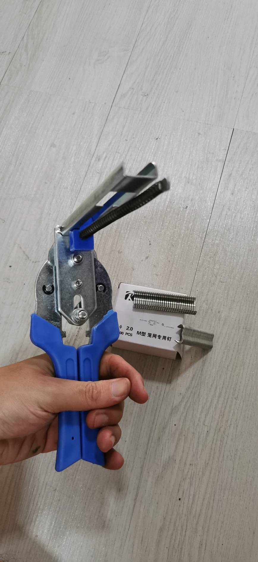 PL10 คีมมัดลวด พร้อมลวด 600 ตัว สำหรับมัดทำ กรงไก กรงนก กรงกระต่าย สุนัชขนาดเล็ก