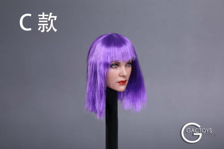 GACTOYS GC019A,C,D,E,F European and American Cold Female Head