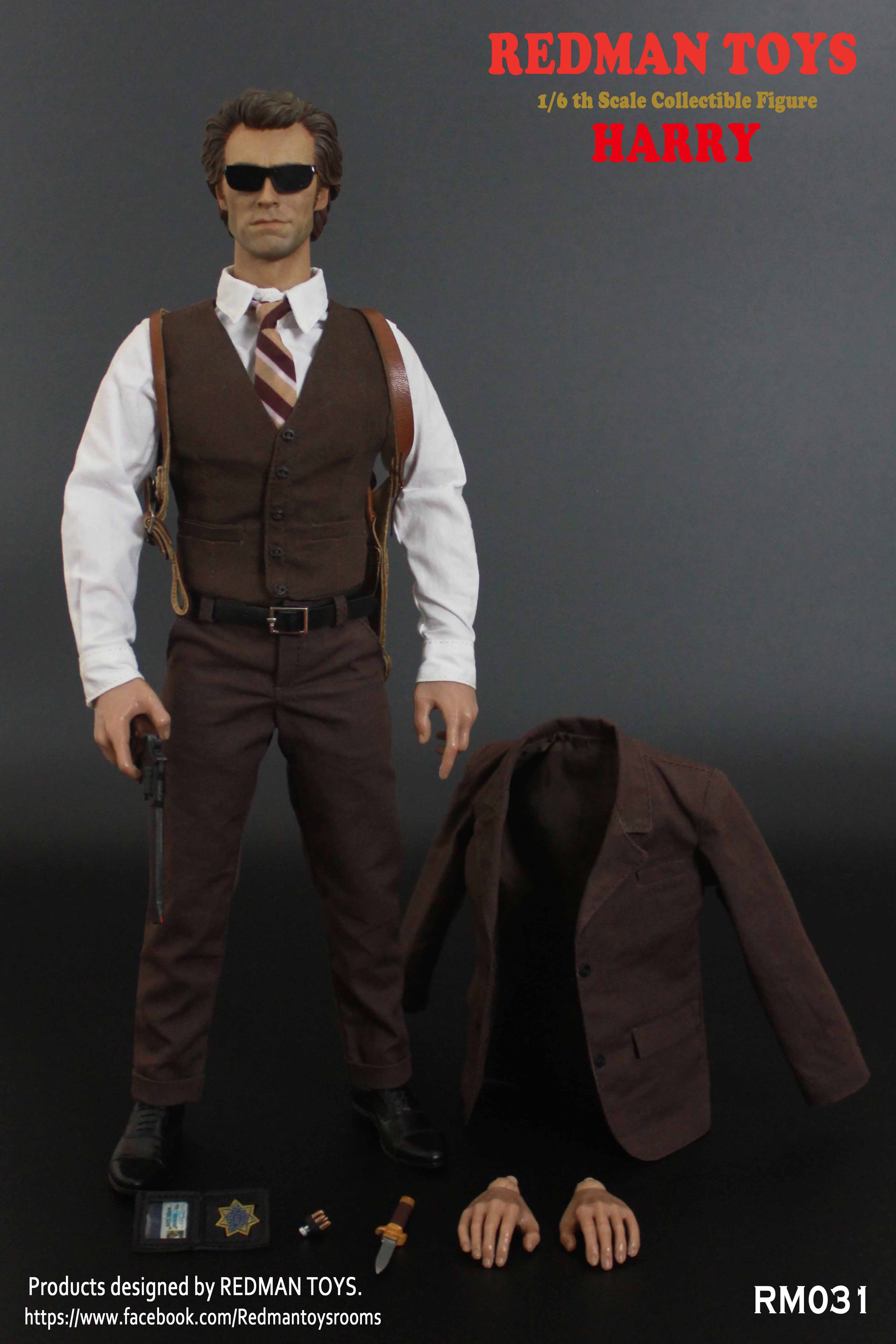 その他 REDMAN TOYS 1/6 Inspector Harry RM010 1/6 Scale Collectible Figure REDMAN TOYS Inspector Harry