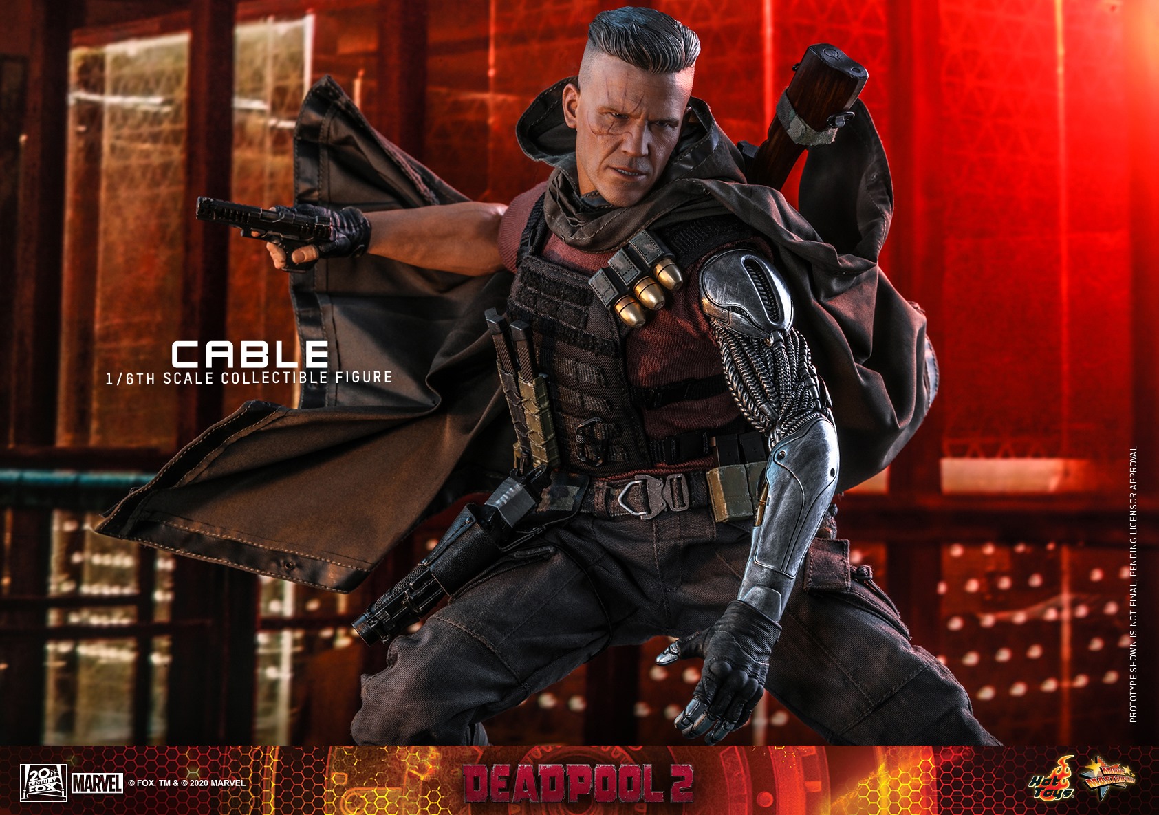 Hot Toys MMS583 1/6 Deadpool 2 - Cable (Special Edition Bonus) 16F