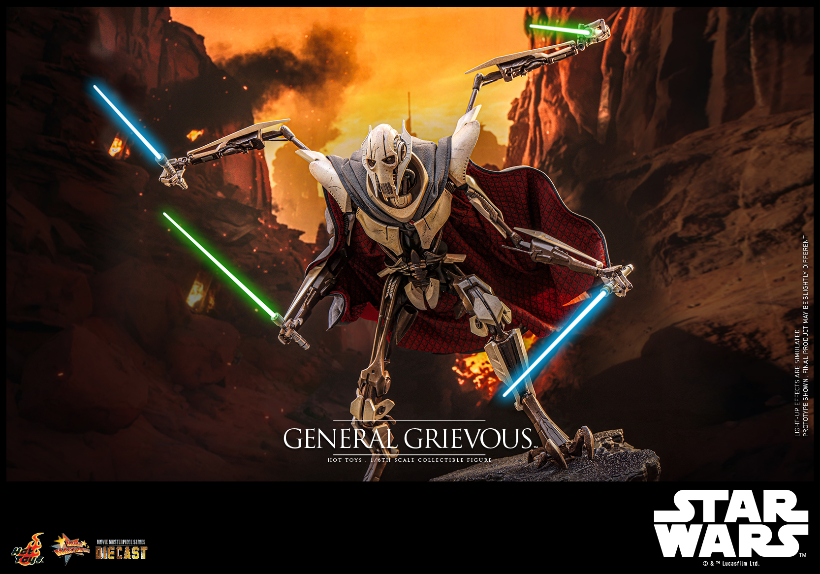 Hot Toys MMS760D67 Star Wars Episode III: Revenge of the Sith - General Grievous