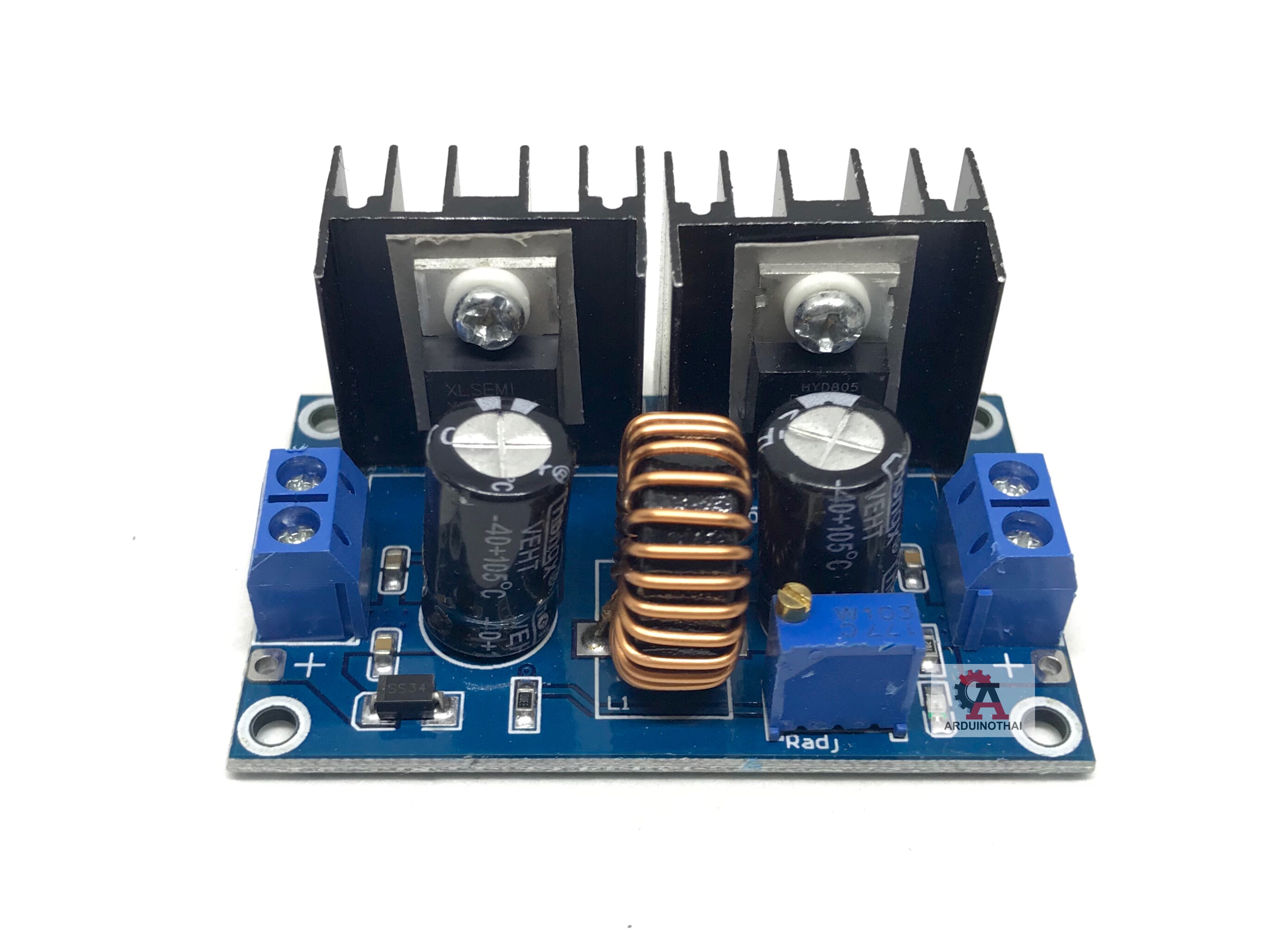 โมดูลลดแรงดัน DC-DC step down 8A/ 4-38V เป็น 1.25-36V (XL4016E1) สต็อกไทยส่งไว
