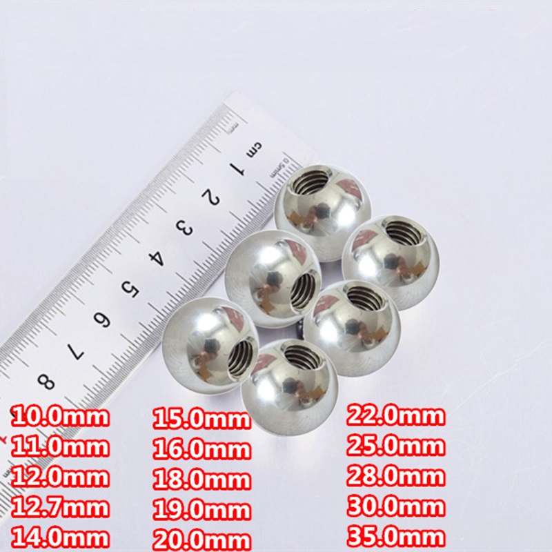 ลูกบอลสแตนเลส diameter 12mm - Threaded M5 / ชิ้น