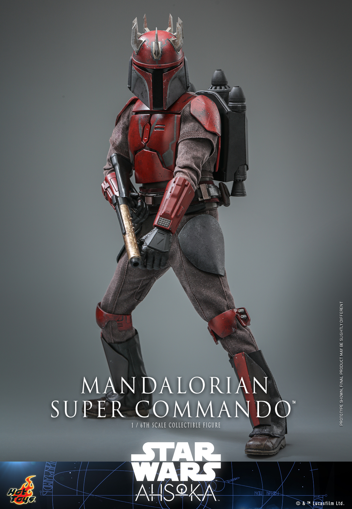 Hot Toys TMS127 1/6 Star Wars: Ahsoka™ - Mandalorian Super Commando™