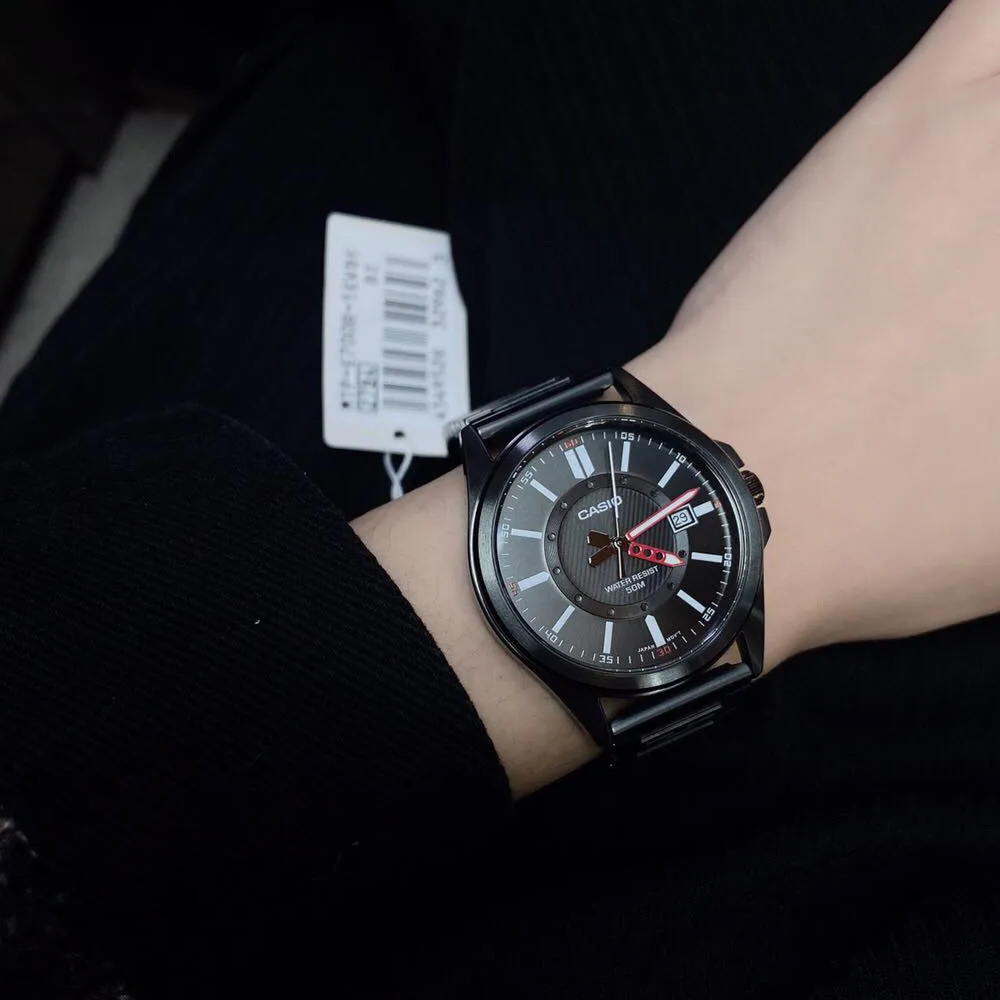 นาฬิกาข้อมือผู้ชาย Casio Standard Men รุ่น MTP-E700 Series MTP-E700BL-1 (สายหนัง) MTP-E700B-1 (สายแสตนเลส)